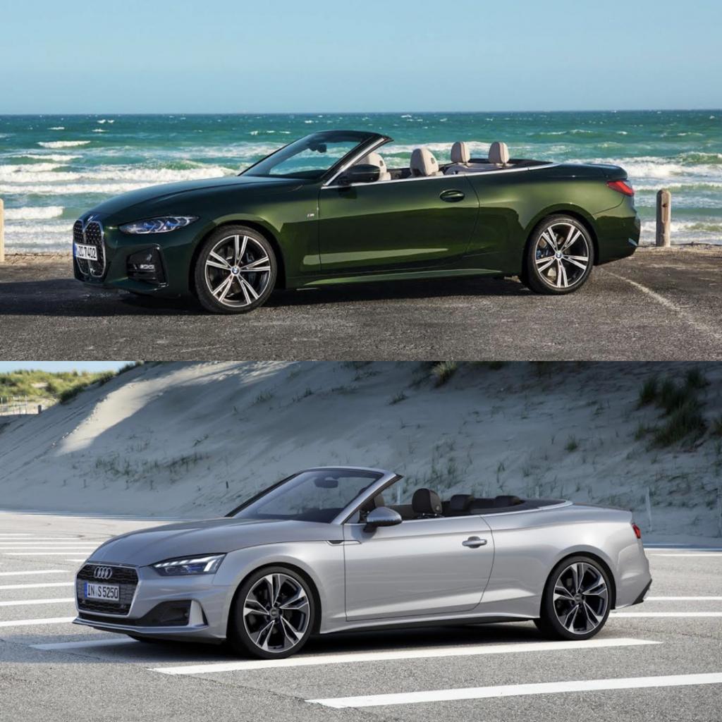 BMW 4 Series Convertible takes Audi A5 Cabrio in a visual battle