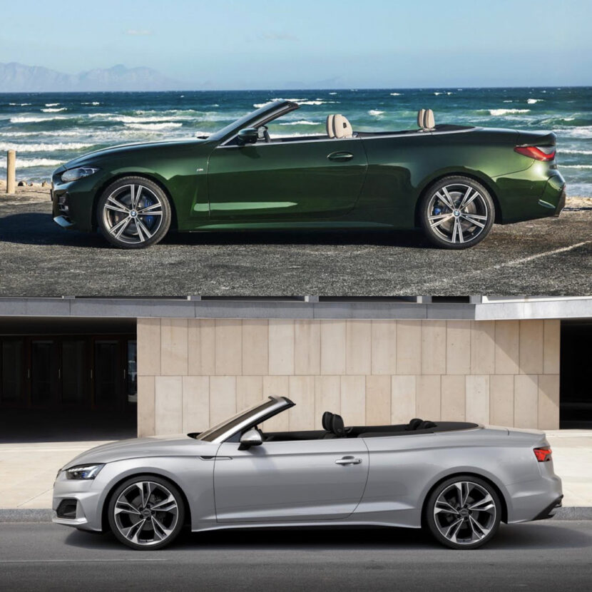 BMW 4 Series Convertible takes Audi A5 Cabrio in a visual battle