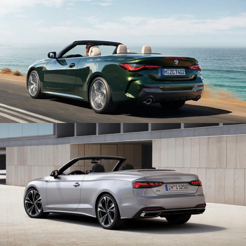 BMW 4 Series Convertible takes Audi A5 Cabrio in a visual battle
