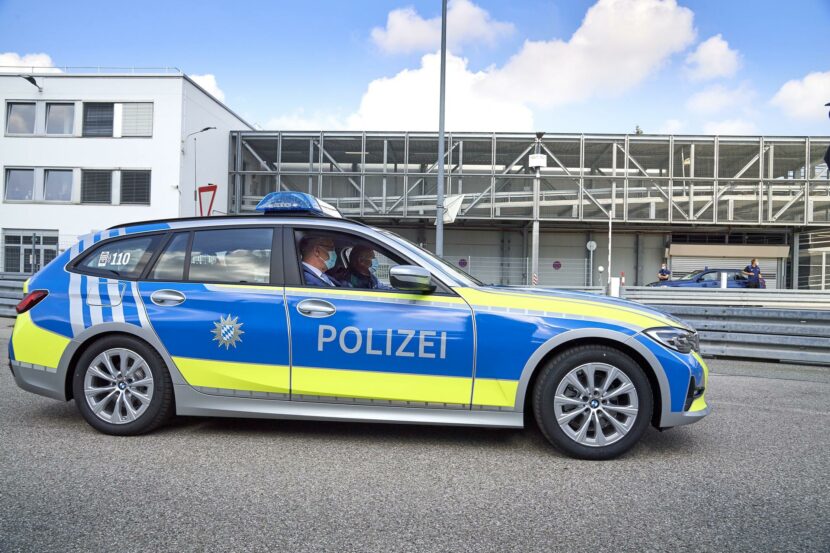 Bavarian police vehicles: BMW 3 Series Touring generation-