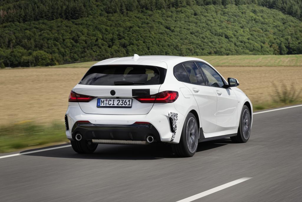 New compact sports car BMW 128ti test drives at the NÃ¼rburgring