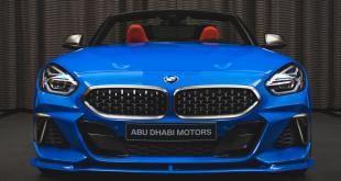 BMW Z4 M40i in Misano Blue - Front Direct