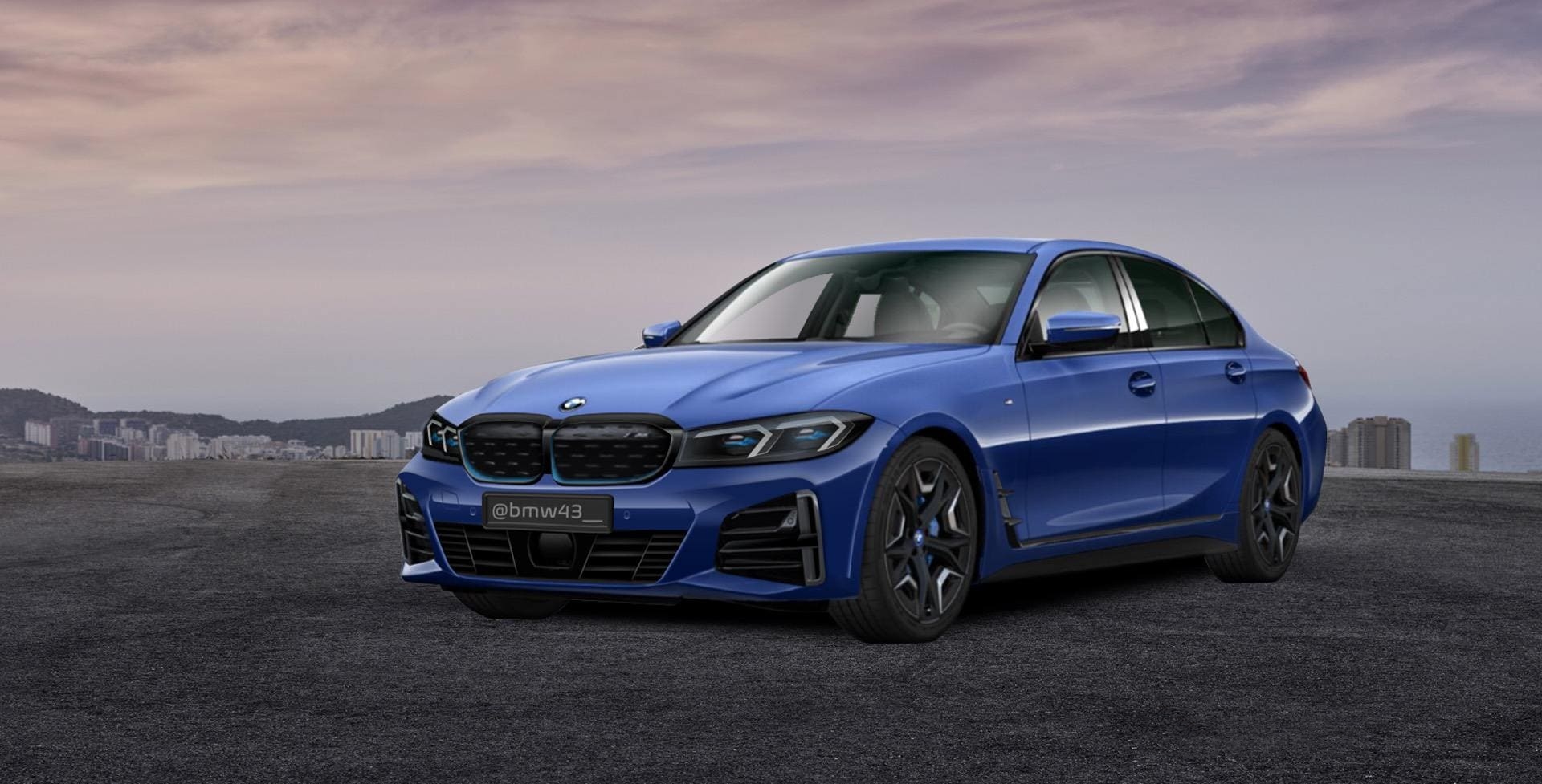 A New Render of the Allelectric BMW 3 Series BMW.SG