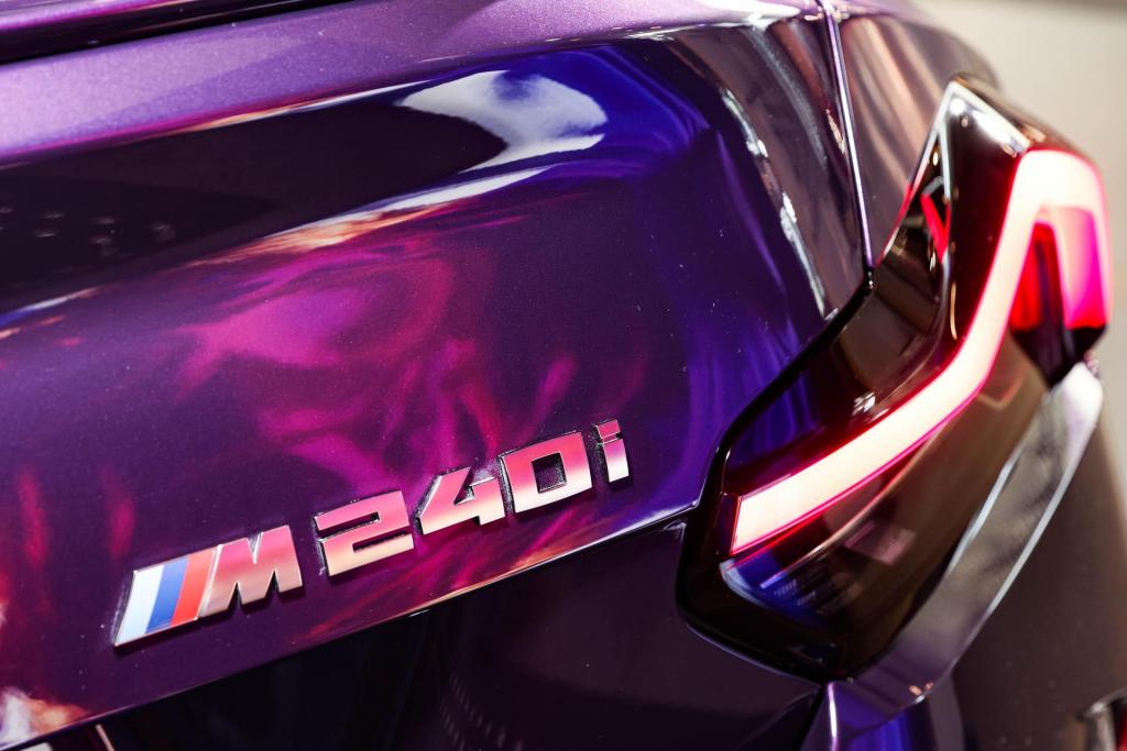 Exclusive 2022 BMW M240i xDrive in Thundernight Metallic