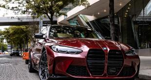 See the G80 BMW M3 give a stunning look in Aventurine Red