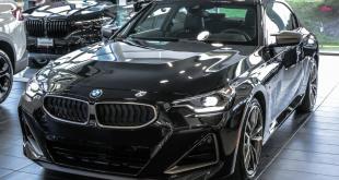 2022 BMW M240i painted Black Sapphire