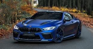 BMW M8 Competition by Manhart gets painted in matte blue