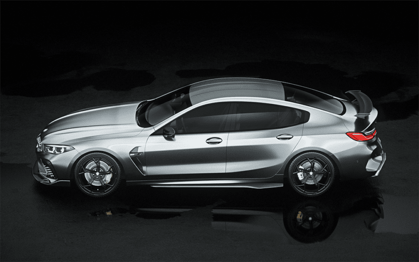 BMW M8 Gran Coupe Made Aggressive with Zacoe's Body Kit