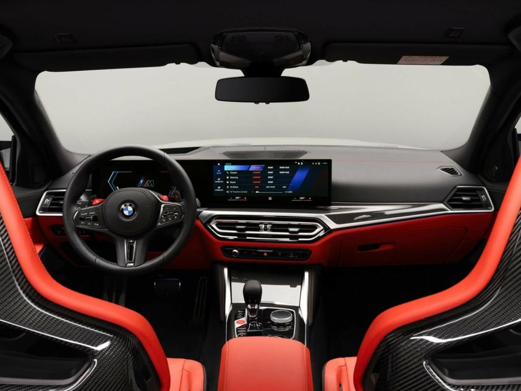 2023 BMW M3 Sedan Comes With iDrive 8 in Official Photo