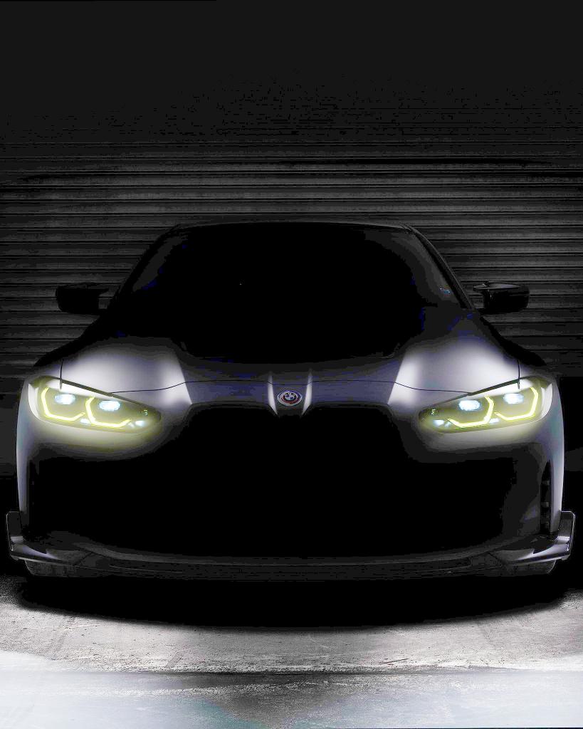 BMW M4 CSL Teaser Features A Carbon Fiber Hood