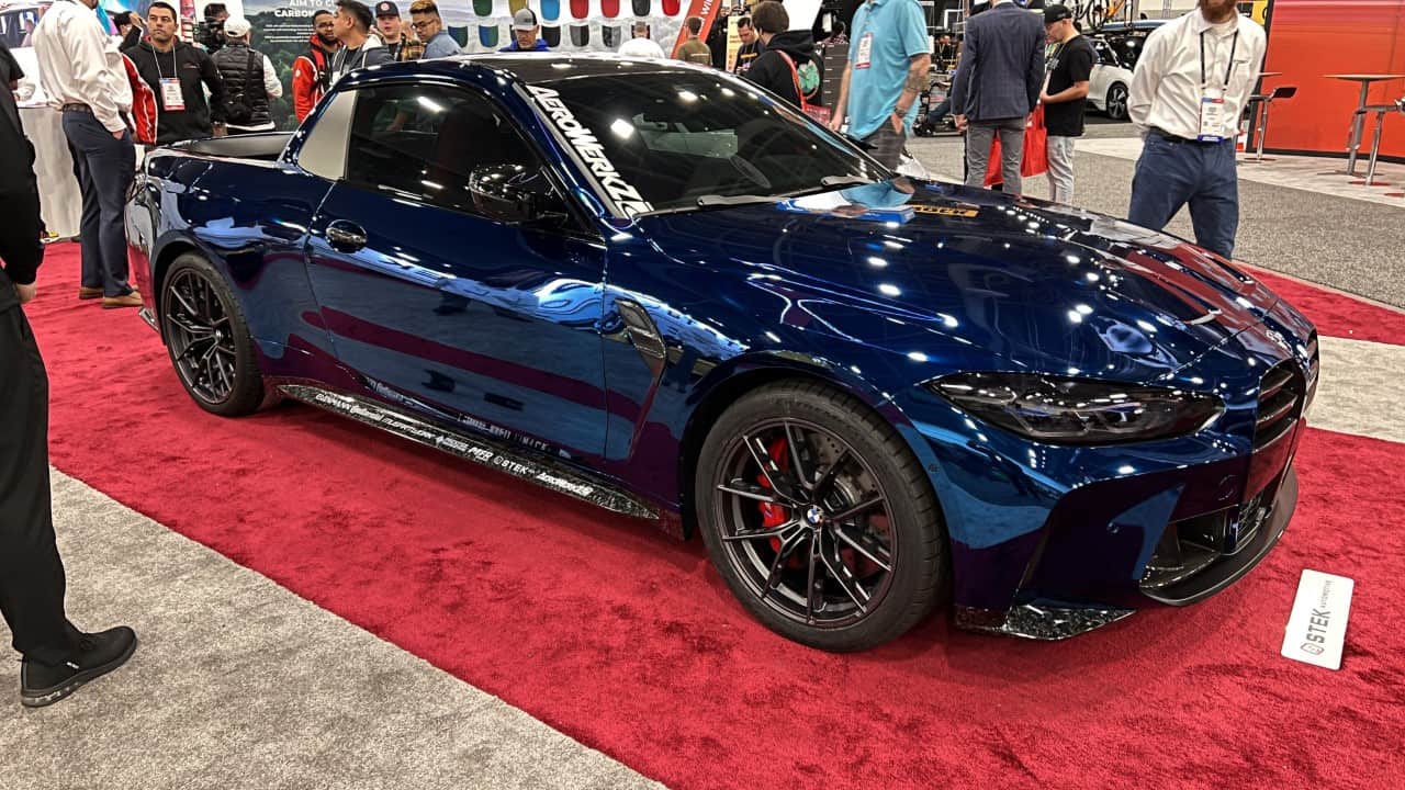 LOOK BMW M4 Pickup Truck Arrives At SEMA BMW Singapore