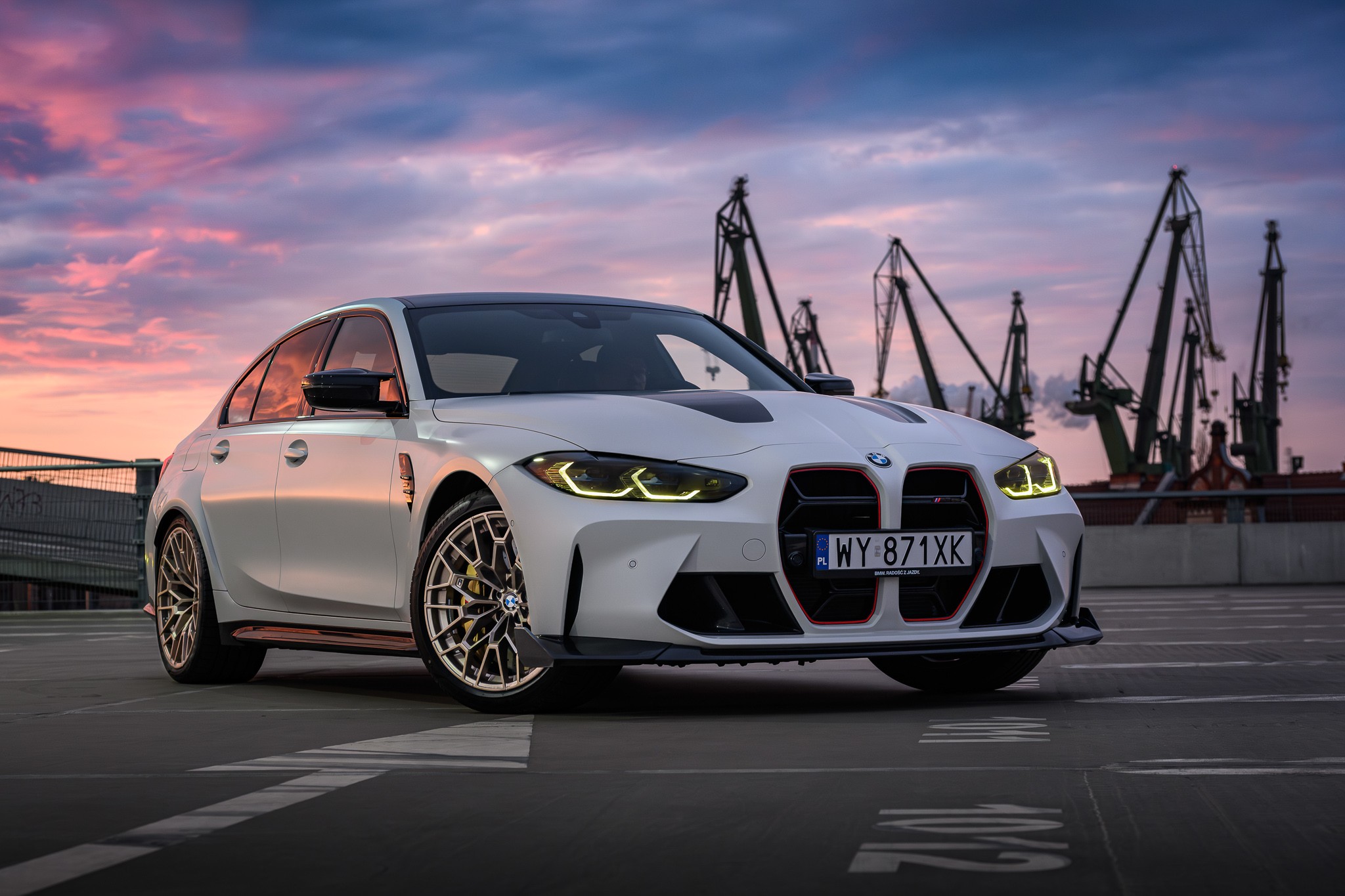 Checkout the 2023 BMW M3 CS in Frozen Solid White BMW.SG